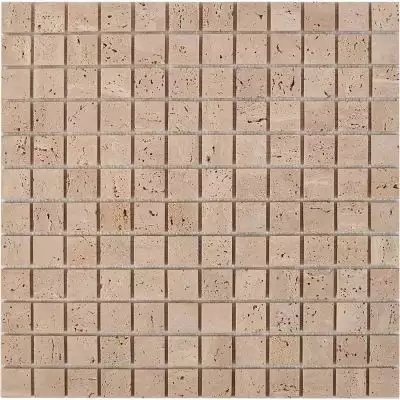 PIX258 Мозаика из травертина 23х23 300х300х4