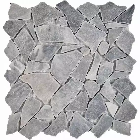 PIX263 Мозаика Grey из мрамора матовая 305х305x6