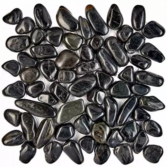 PIX264 Мозаика из гальки Blaсk stone 30.5х30.5