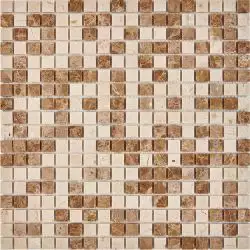 PIX273 Мозаика из мрамора 15x15 305х305x4