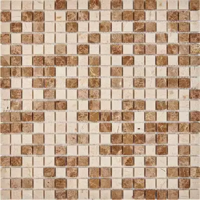 PIX273 Мозаика из мрамора 15x15 305х305x4