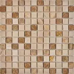 PIX274 Мозаика из мрамора 23x23 305х305x6