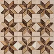 PIX286 Мозаика из мрамора 23x23 298х298x6