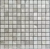 PIX330 Мозаика Tundra Grey полированная 23х23 305х305х4