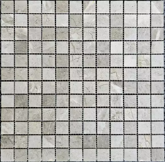 PIX330 Мозаика Tundra Grey полированная 23х23 305х305х4