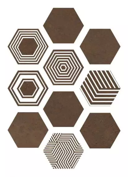 Pier17 Hexa Copper 23,2x26,7