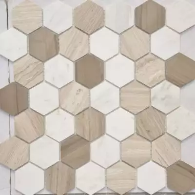 Pietra Mix 3 MAT hex 18x30x6 295x305x6