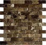 Pietrine Emperador Dark POL 2.3x4.8 29.8x29.8