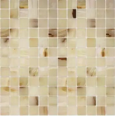 Pietrine Onice Jade Bianco POL 2.3x2.3 29.8x29.8
