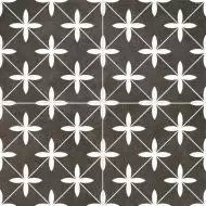 Poole Black Pre-cut Satin 45,2x45,2