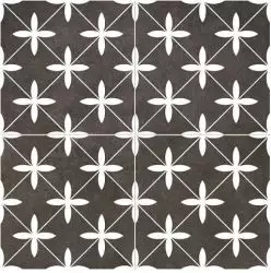 Poole Black Pre-cut Satin 45х45