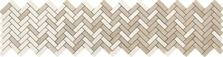 R06A Terracruda Mosaico Degrade Sabbia/Luce 33.2*128.8