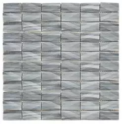 RO03MS410 Mosaico Net Grey 30x30