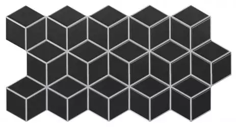 Rhombus Black 51x26.5