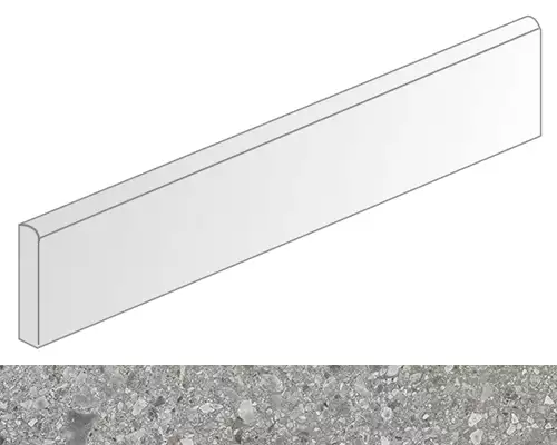 Rodapie Ceppo di Gre Cemento 9.4x60