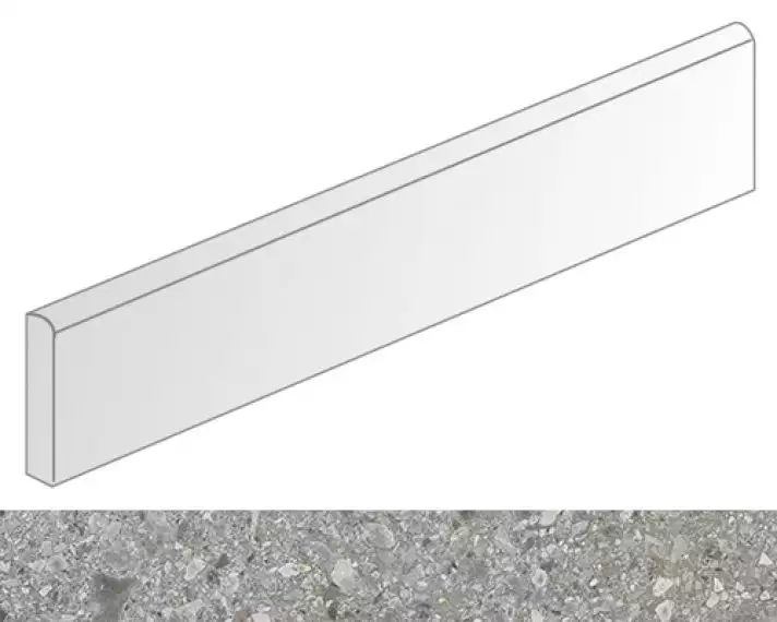Rodapie Ceppo di Gre Cemento 9.4x60