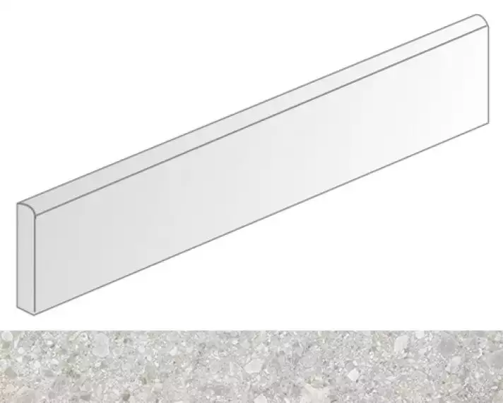 Rodapie Ceppo di Gre Gris 9.4x60