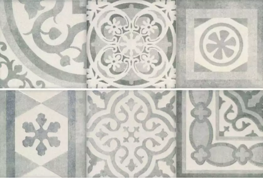 Ros. 9512 COMPOSICION RETRO II GRIS 30x90