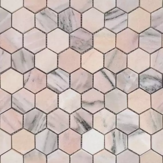 Rosa Salmone POL hex 23x40x7 292x289x7