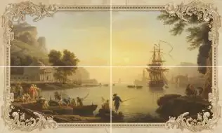 Rotterdam beige panno 01 60х100 (комплект)