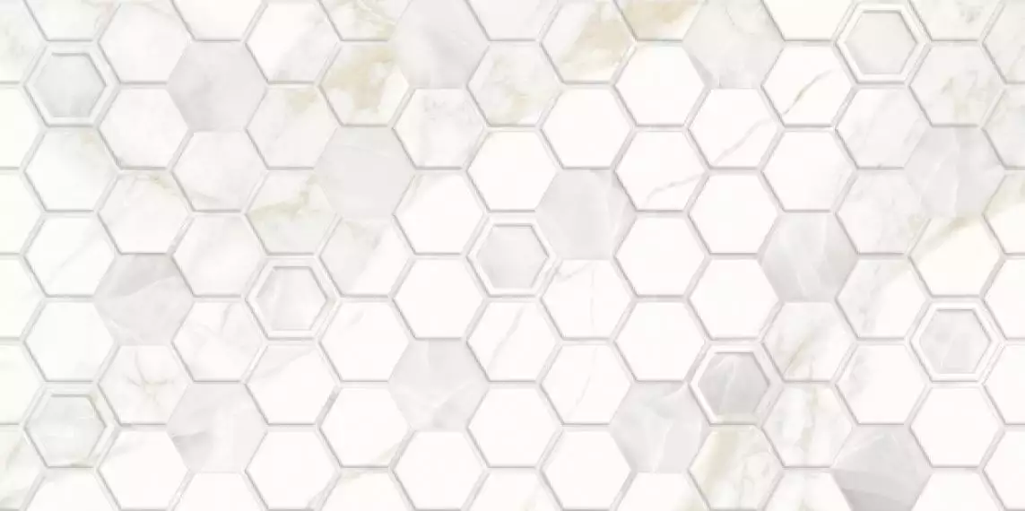 SN0151 Sentimento Hexagon белый 30x60