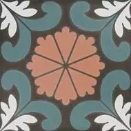 SYNC FLOWER BLUE 15x15