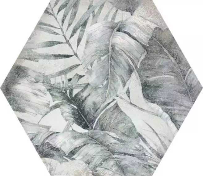 San Francisco Deco Nat Hex White 52x60