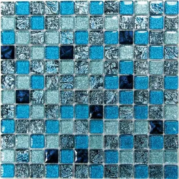 Satin Blue (стекло) 23*23 300*300