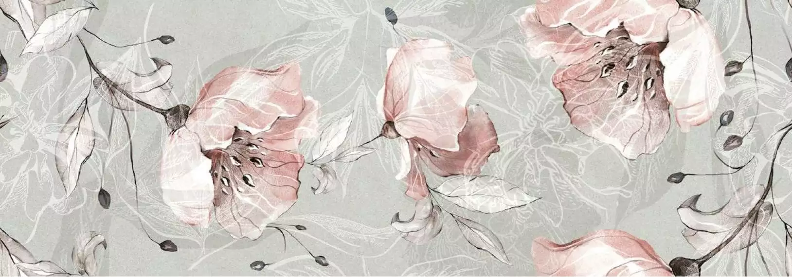 Sense Floral Ret 35x100