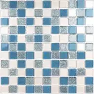 Shine Blue (стекло) 25*25 300*300
