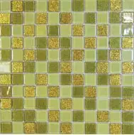 Shine Gold (стекло) 25*25 300*300