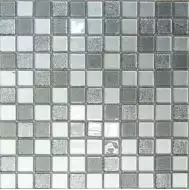 Shine Silver (стекло) 25*25 300*300