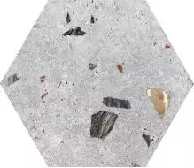 Sonar Silver Hexagonal 22x25