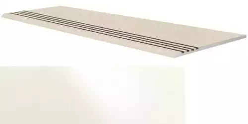 Stage Decor Bianco / Ступень ДЕКОР Бьянко PR насечки 120х30