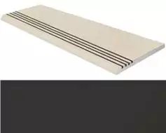 Stage MONOCOLOR CF 013 Black / Ступень Моноколор CF 013 черный MR с насечками 60x30