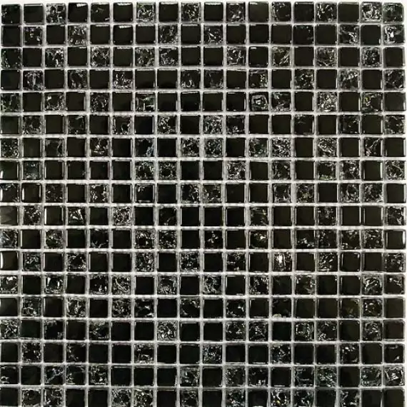 Strike Black (стекло) 15*15 300*300