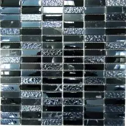 Super Line (black) (стекло) 15*48 300*300