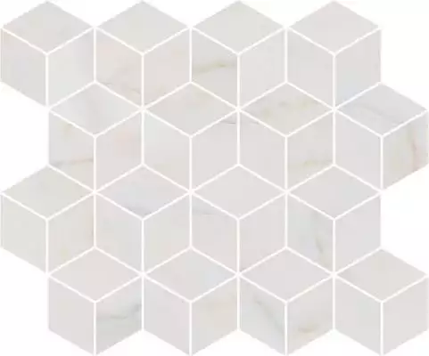 T017/14003 Мозаика Греппи белый мозаичный 45*37.5