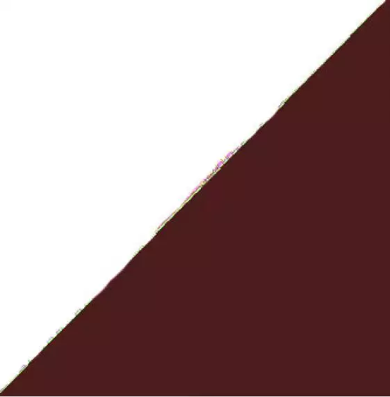 TR1/2D20-1Ch Brick-Red Half Dot Triangles 2.5х2.5