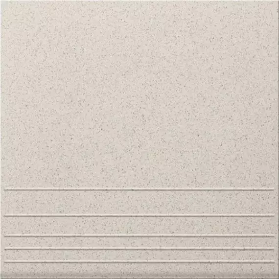 U117M Ступень Бежевый соль-перец матовая рельеф 30х30