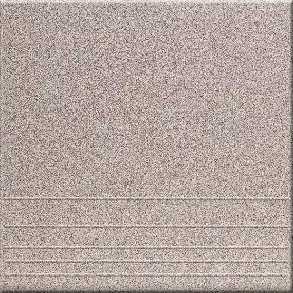 U123M Ступень Серый соль-перец матовая рельеф 30х30
