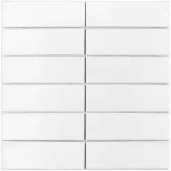 V-VW56000 Мозаика White Matt 4.7x14.7 30х30x6
