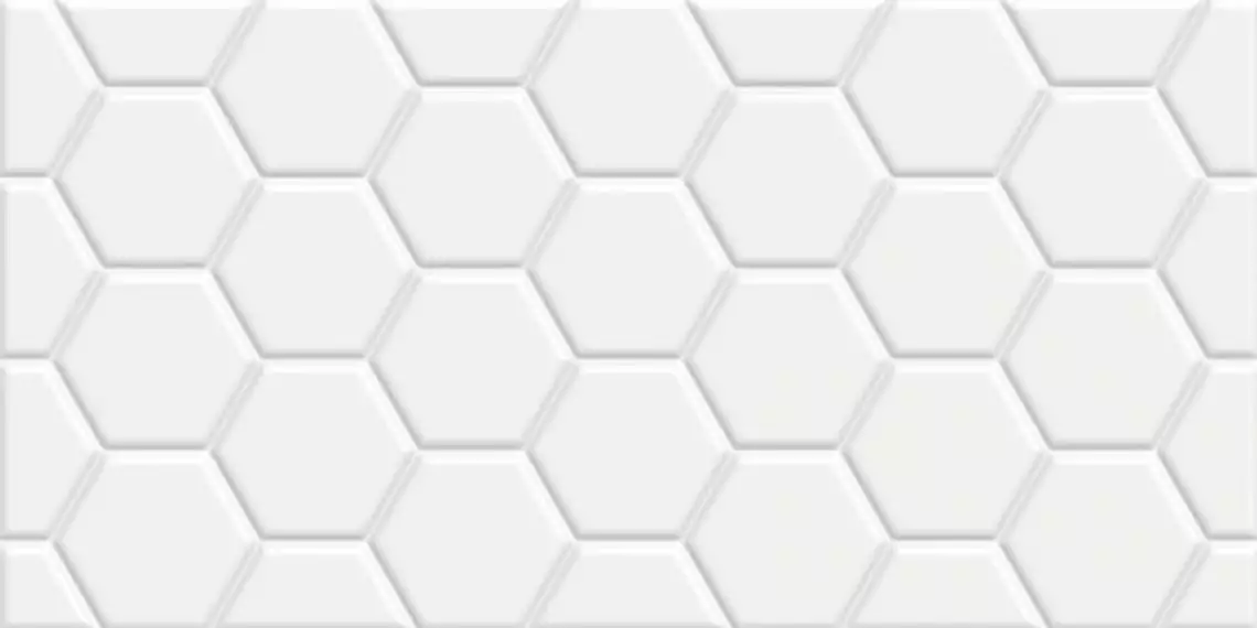 WT36EDW15 Плитка Edelweiss Hexagon White 300x600x9