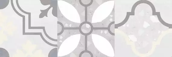 Woody серый узор 25х75