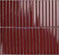 Y15F736 Мозаика Strip Красный глянцевый 1.5х14.5 29.4х31.3