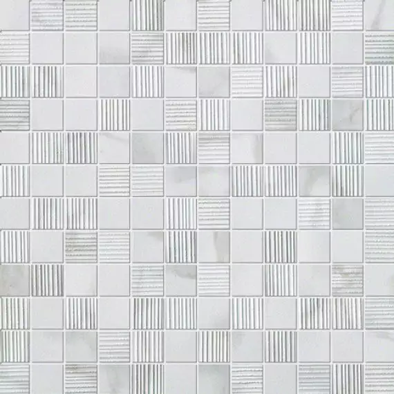 fLTB Roma Calacatta Mosaico 30.5x30.5