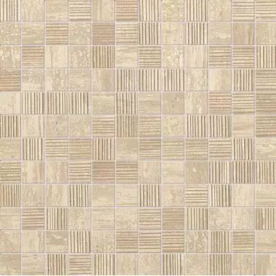fLTG Roma Travertino Mosaico 30.5x30.5