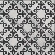fLZM Roma Deco 20 Statuario Grafitte 20x20