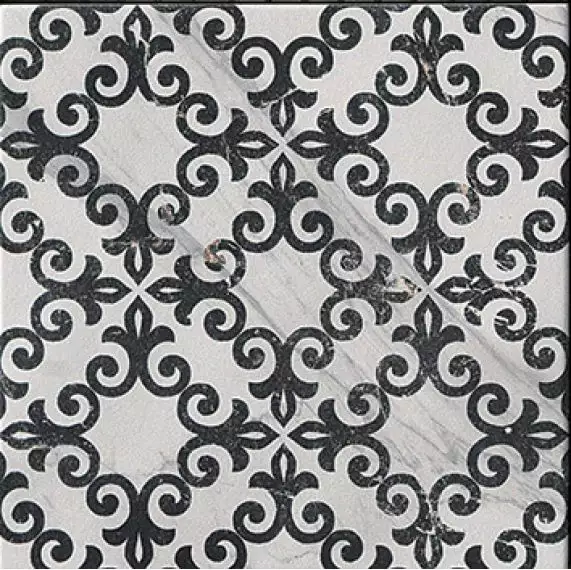 fLZM Roma Deco 20 Statuario Grafitte 20x20