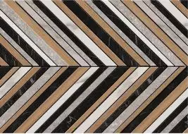 fNJ0 Roma Diamond Mosaico Spinato 25.5x29.5
